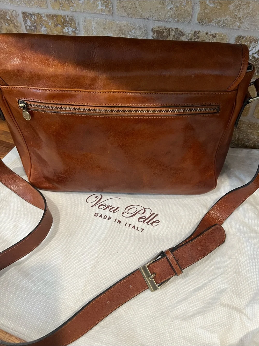 Vera Pelle smooth cognac